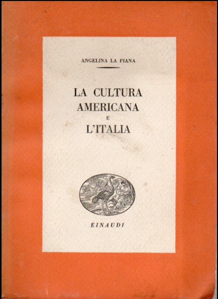 LA CULTURA AMERICANA E L' ITALIA
